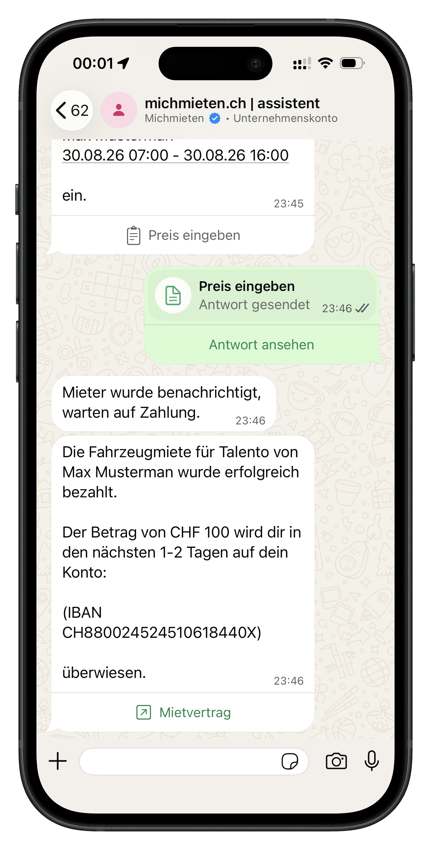 3. Erfolgreich bezahlt